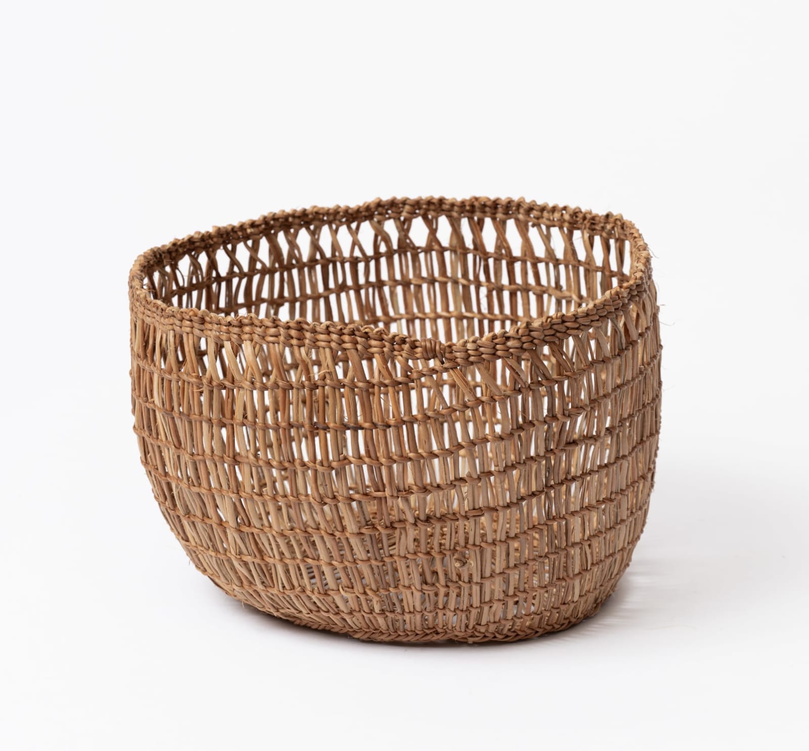 Sara Siestreem (Hanis Coos), last years blues clam basket, 2022-2024