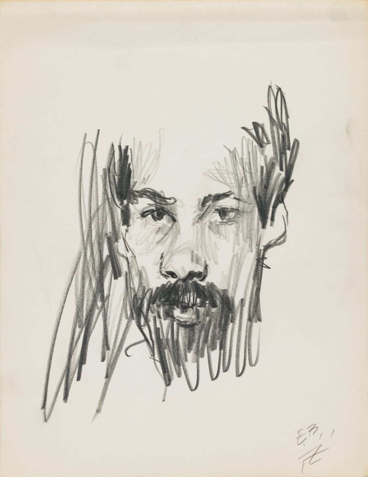 Ed Bereal, Untitled (Self Portrait) EB-G5, 1958-1965