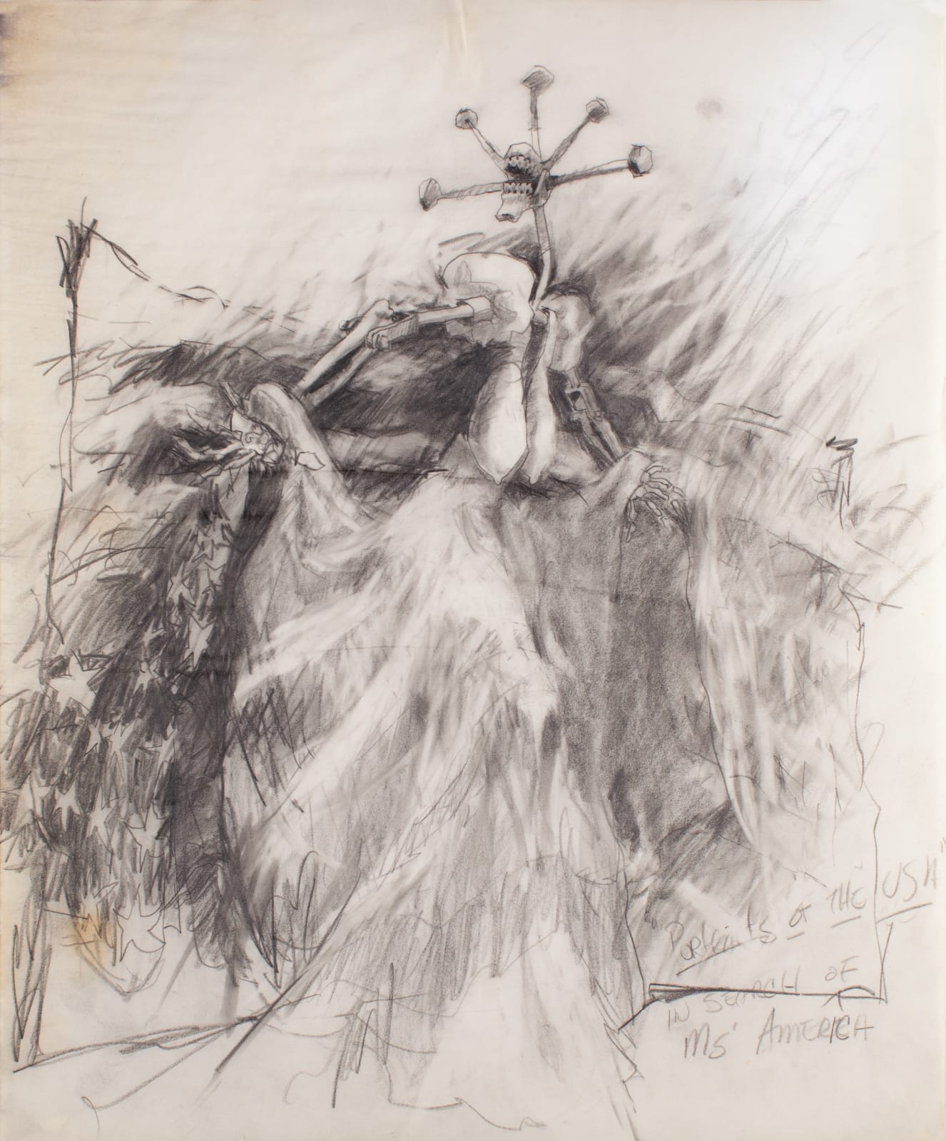 Ed Bereal, Untitled (Preparatory Sketch), 1990