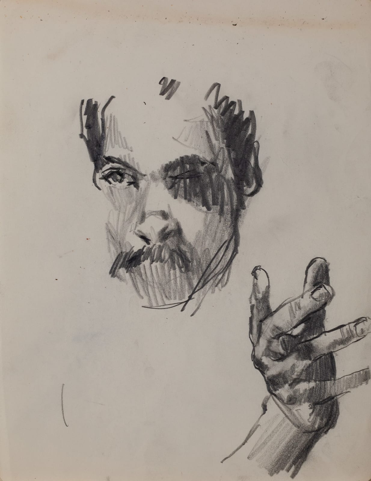 Ed Bereal, Untitled (Self Portrait) EB-025, 1958-1965