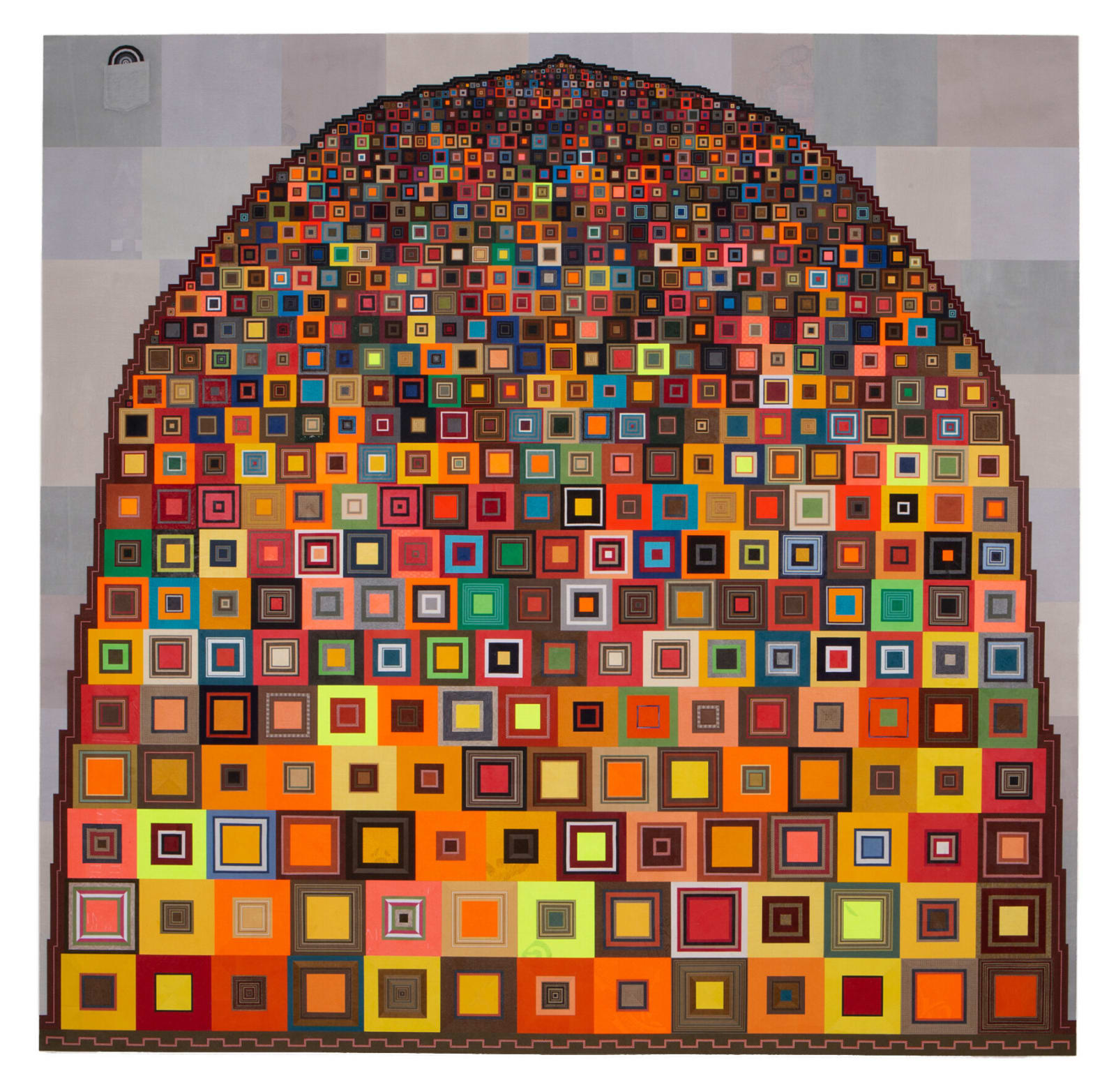 Mark R. Smith, Large Tent with Lanterns at Half-light, 2023