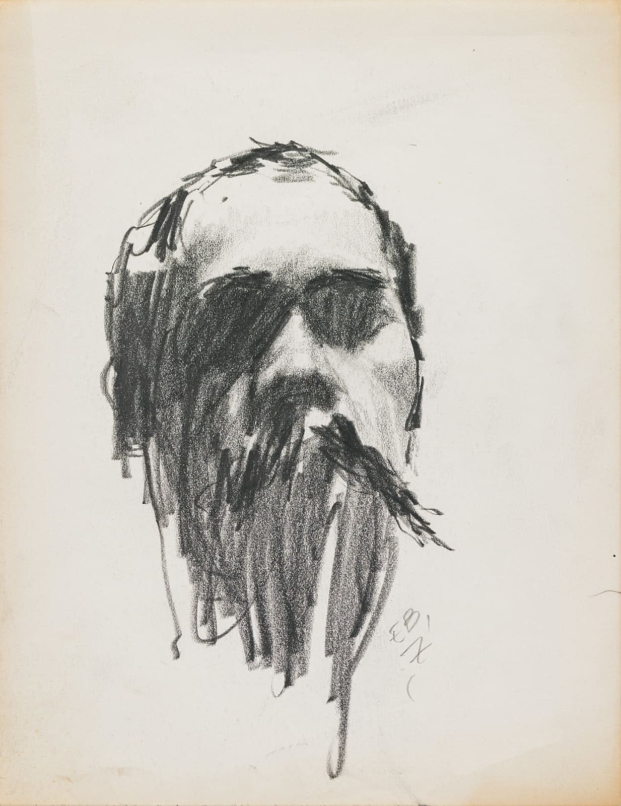 Ed Bereal, Untitled (Self Portrait) EB-C3, 1958-1965
