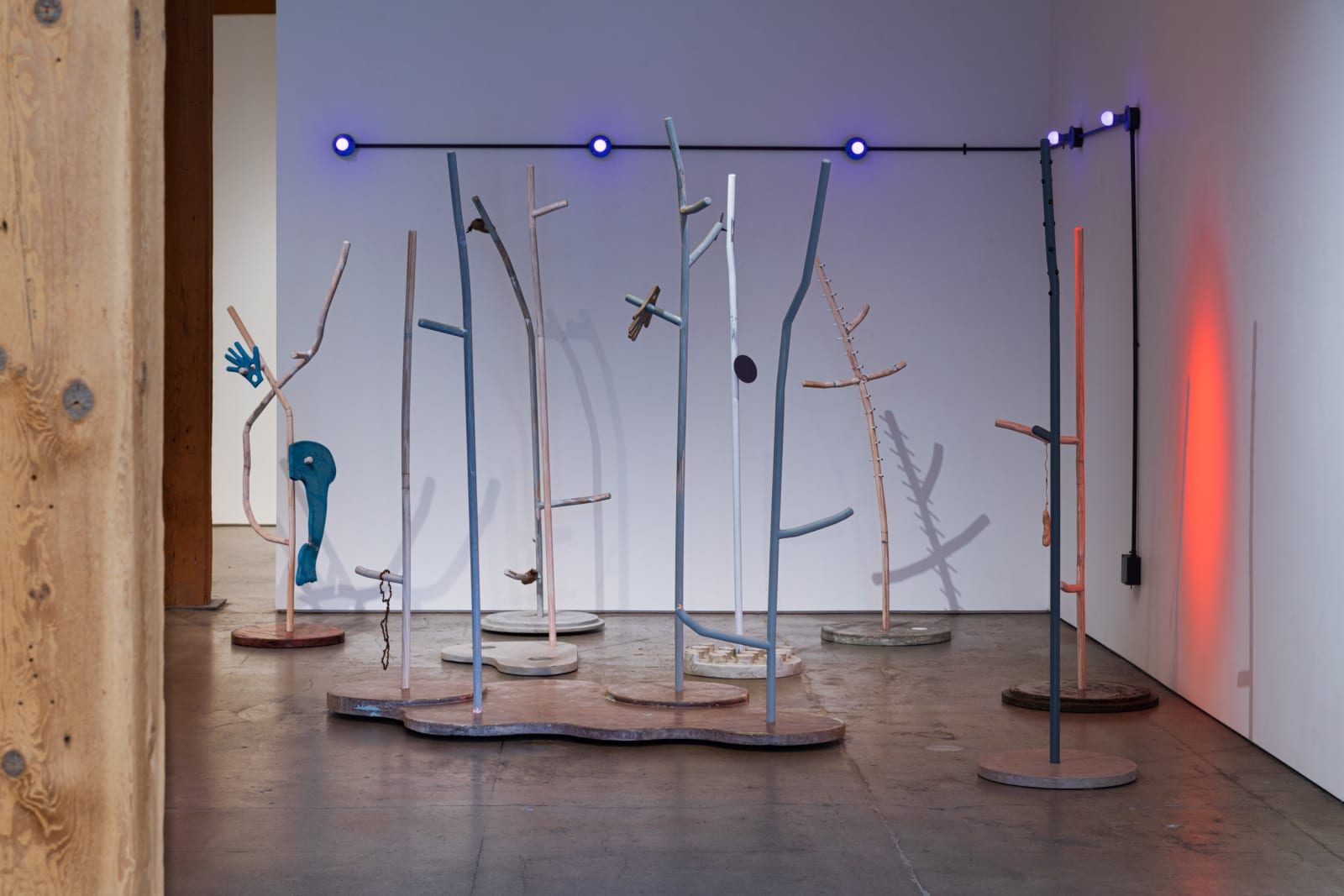 Derek Franklin, Installation of 8 Sculptures, 2023