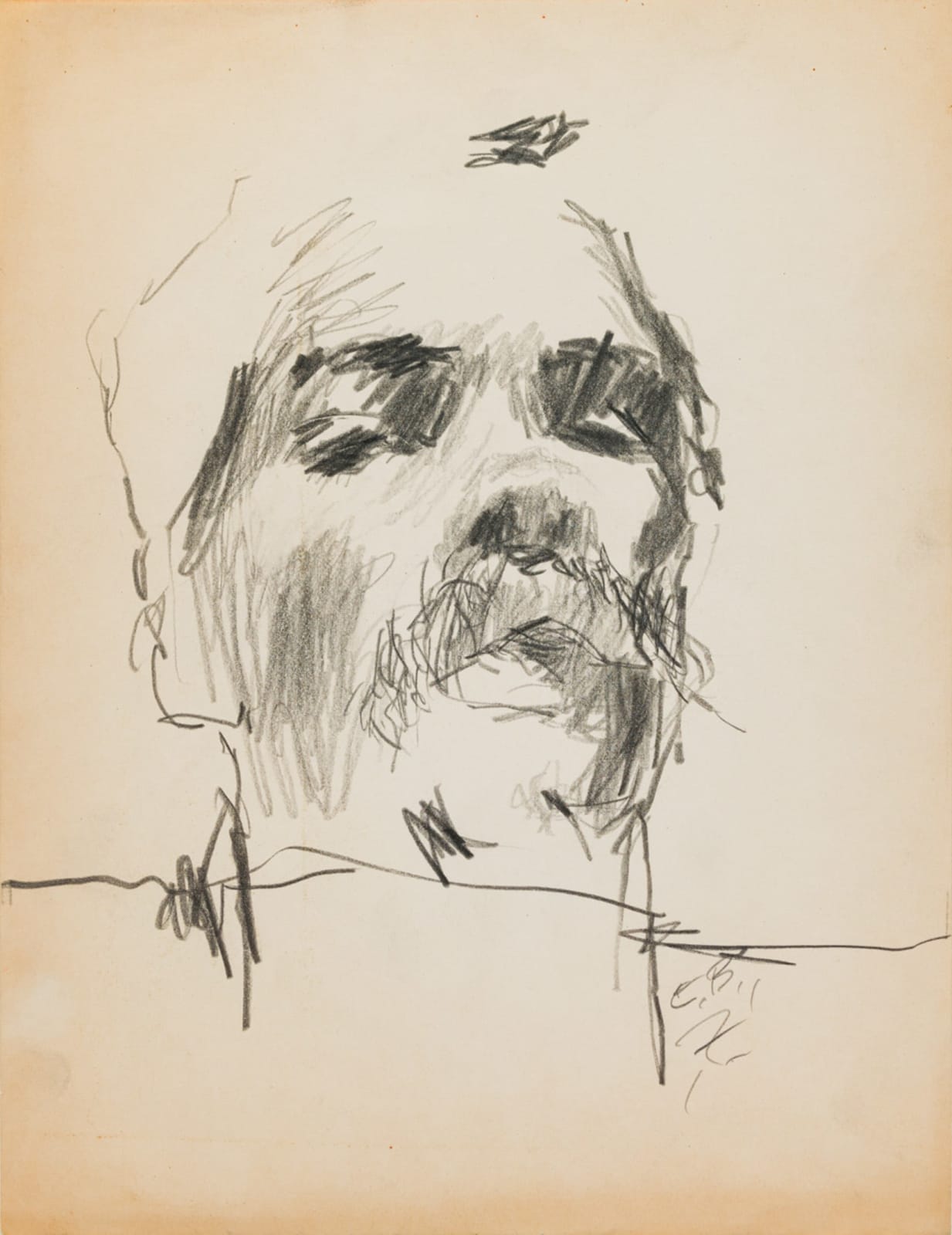 Ed Bereal, Untitled (Self Portrait) EB-G1, 1958-1965