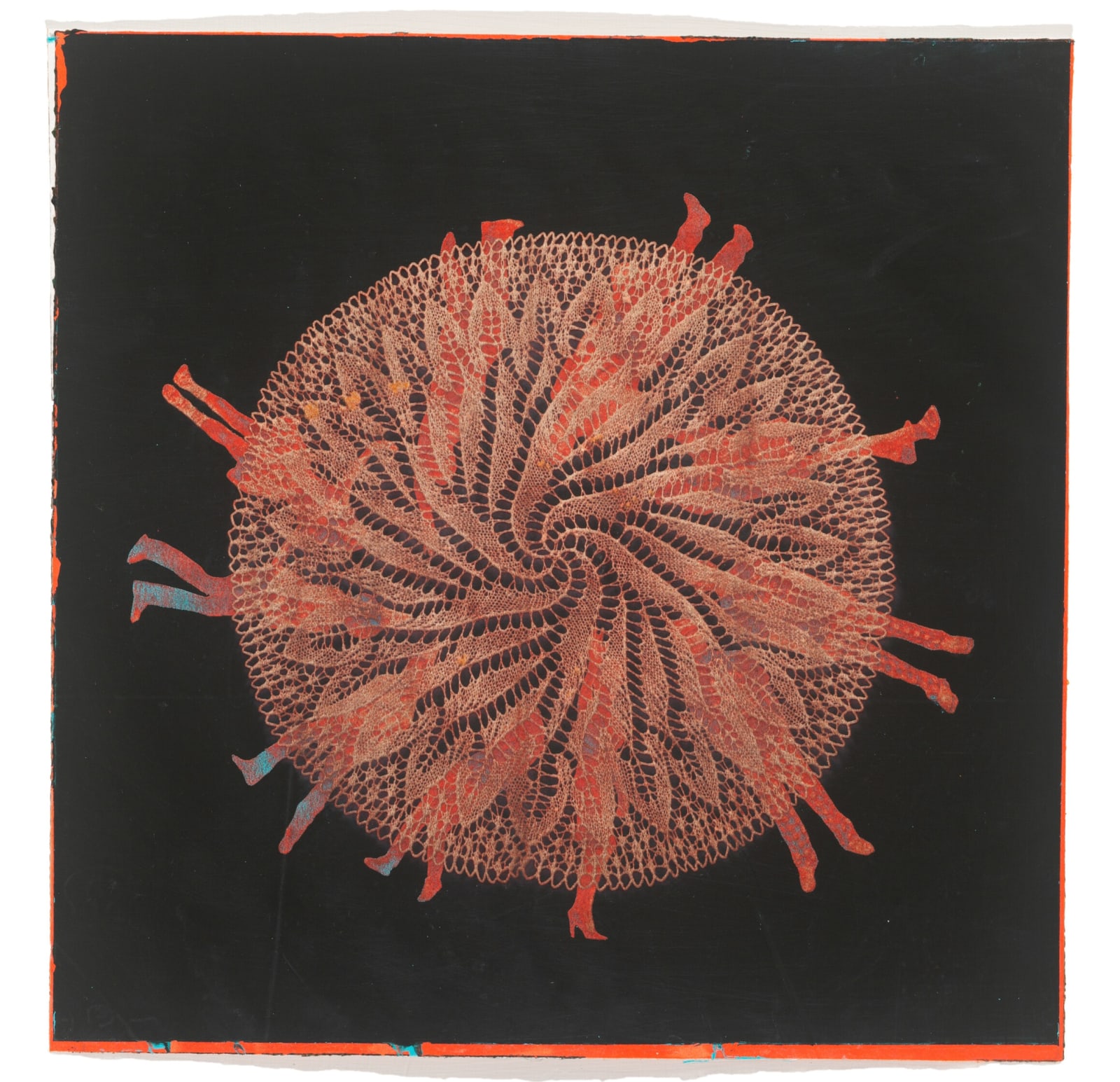 Mark R. Smith, Stress Formations: Radial Disk, Expanded, 2023