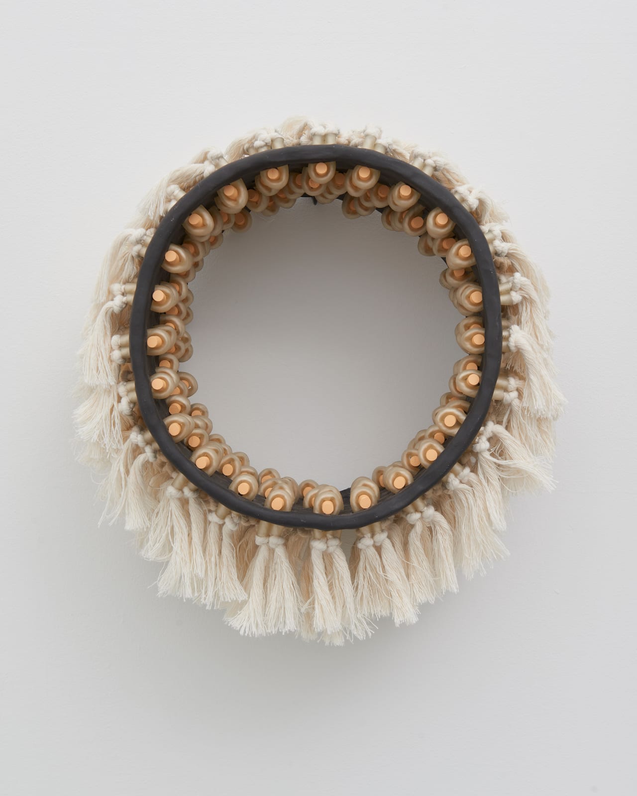 Dana Hemenway, Untitled (Latch Hook - black), 2019