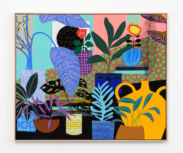 Mary Finlayson, Three Graces with Sun and Plants, 2023