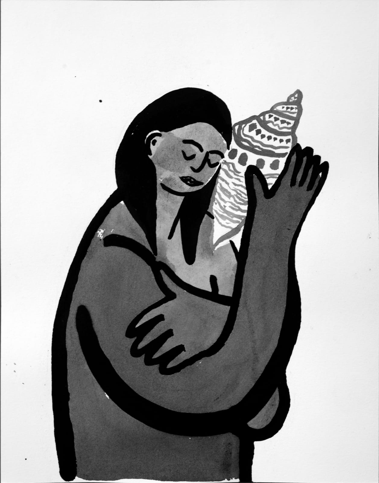 Carissa Potter, Listening to the Waves, 2020