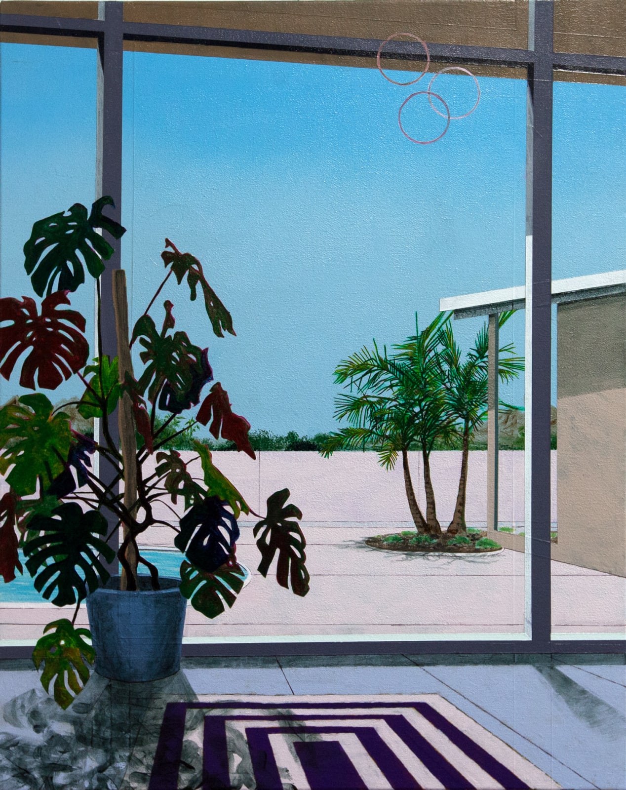 Erik Parra, Monstera in the Window, 2020