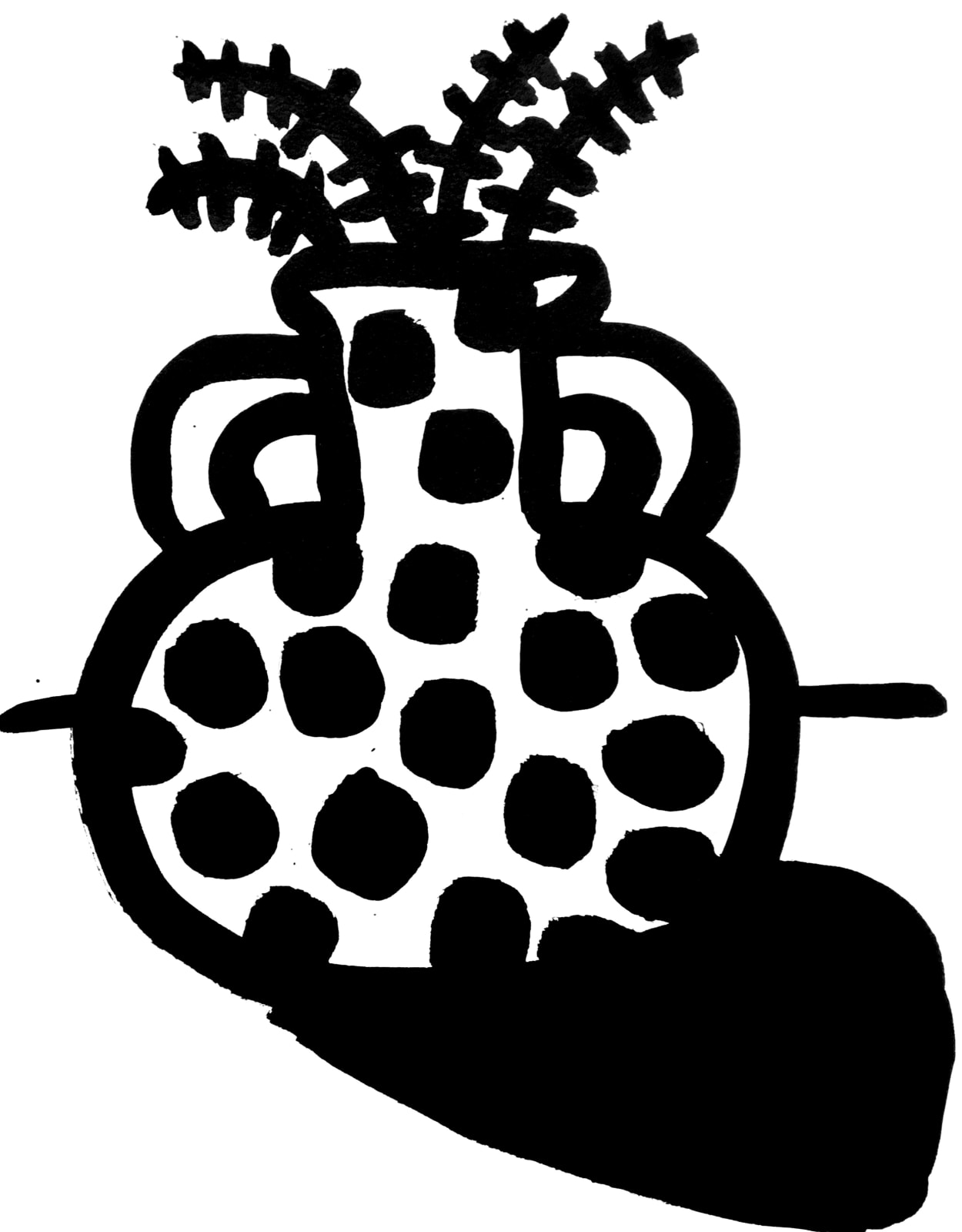 Carissa Potter, Dotted Vase, 2020