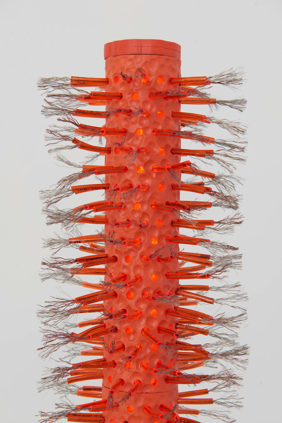 Dana Hemenway, Untitled (Latch Hook - red), 2019