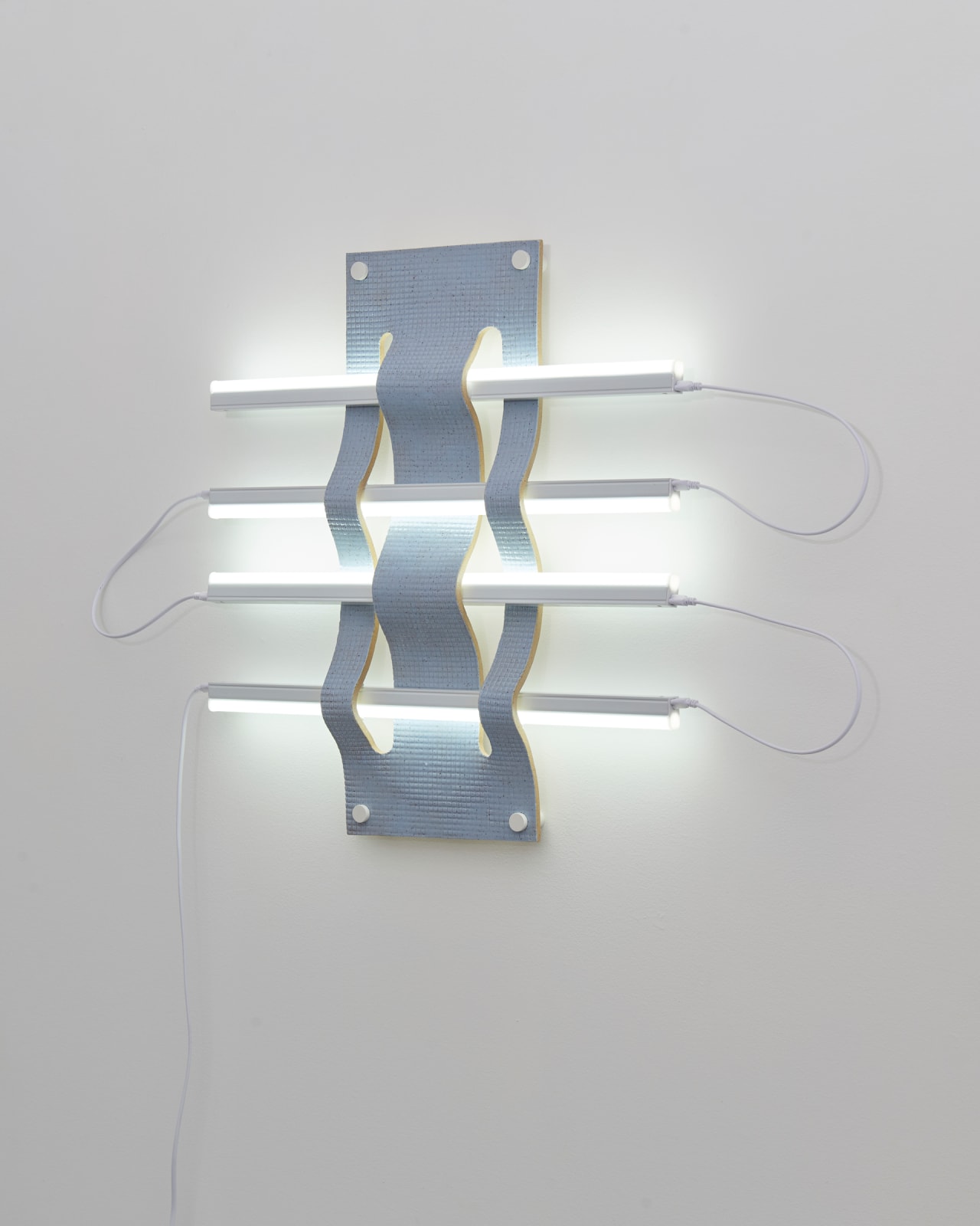 Dana Hemenway, Untitled (Light Weave No. 3 - light blue), 2019