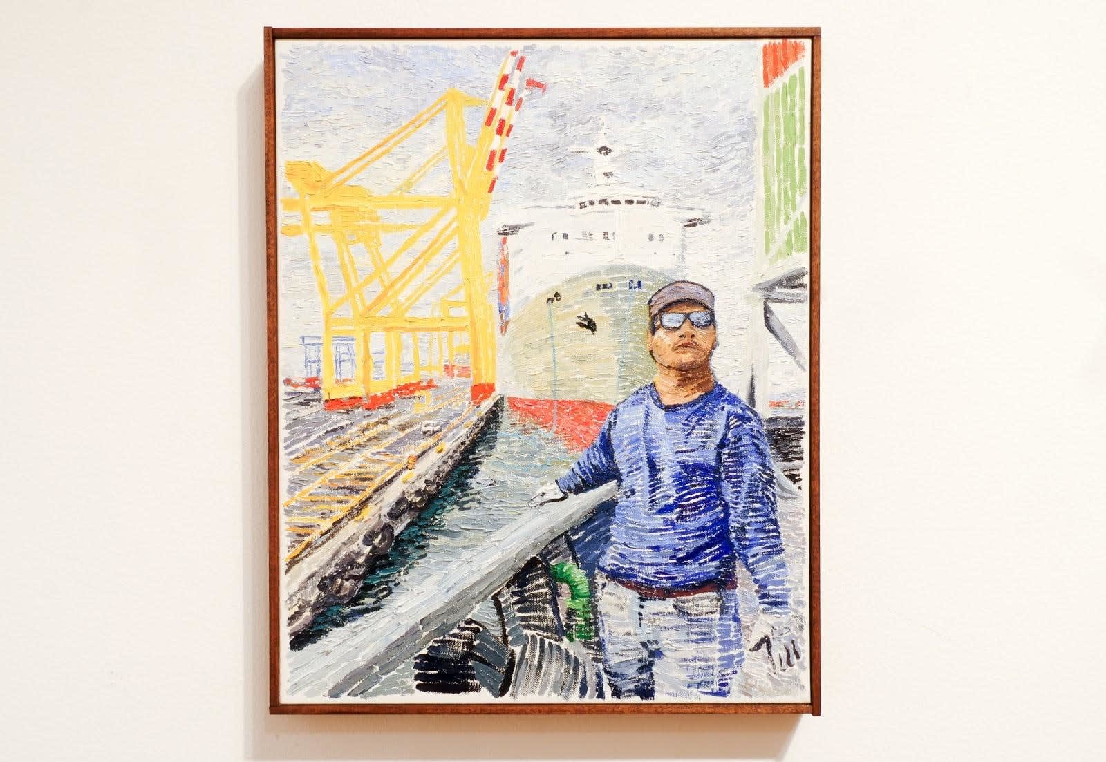 Martin Machado, Waiting on Another Ship (Chris), 2018