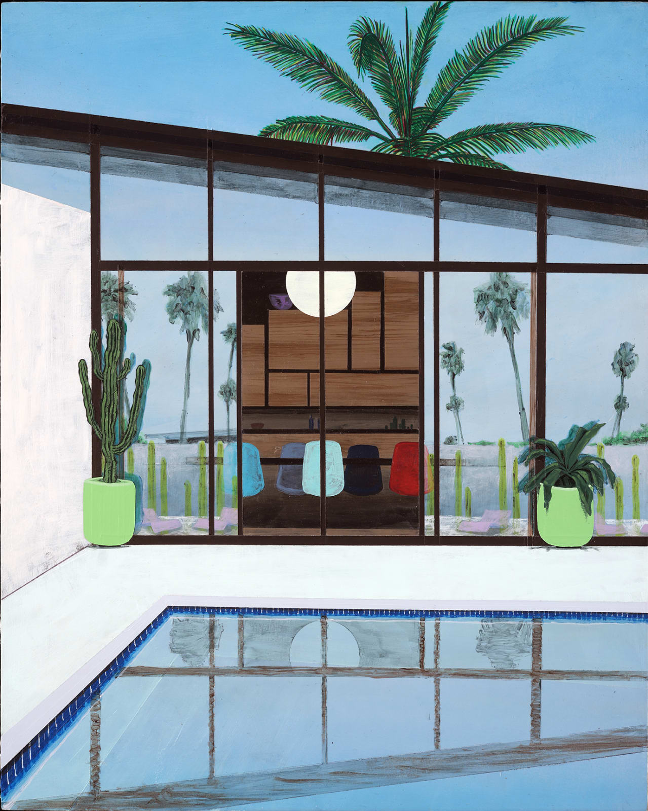 Erik Parra, Reflections, Pool, 2020