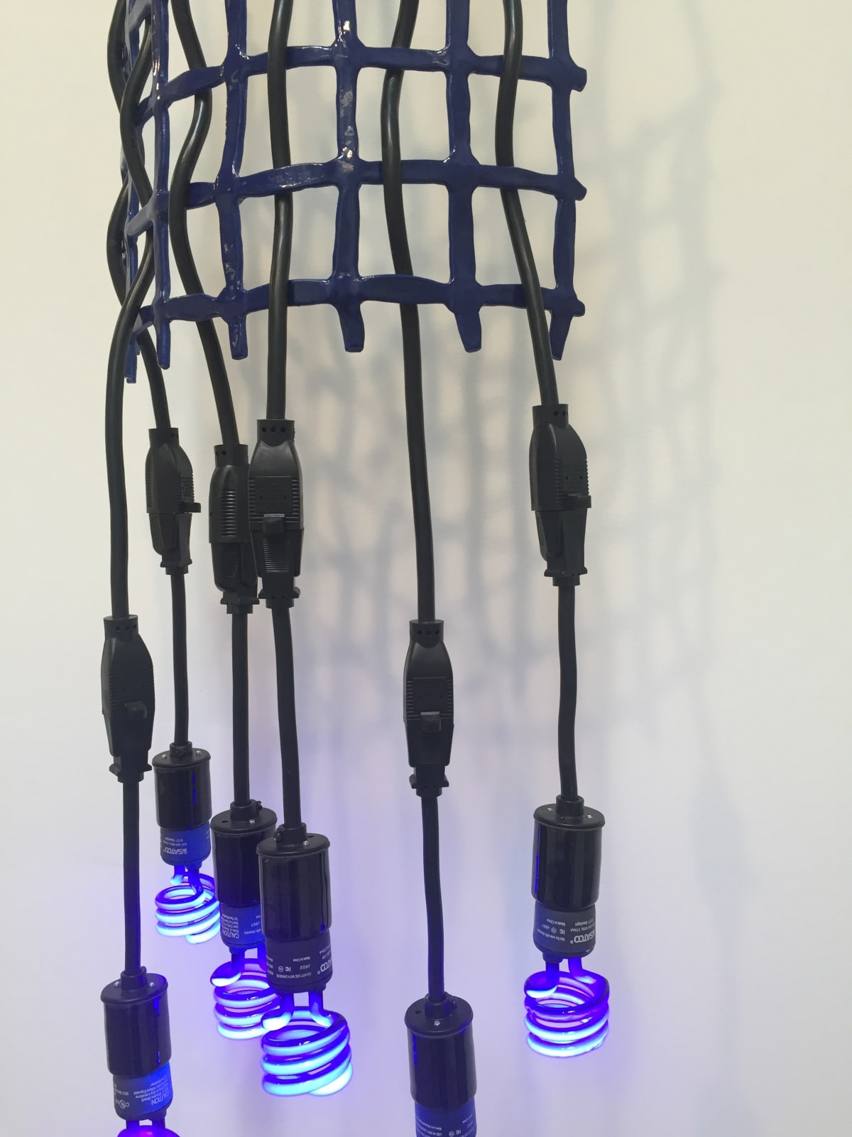 Dana Hemenway, Untitled (Grid No. 2 – Blue), 2016