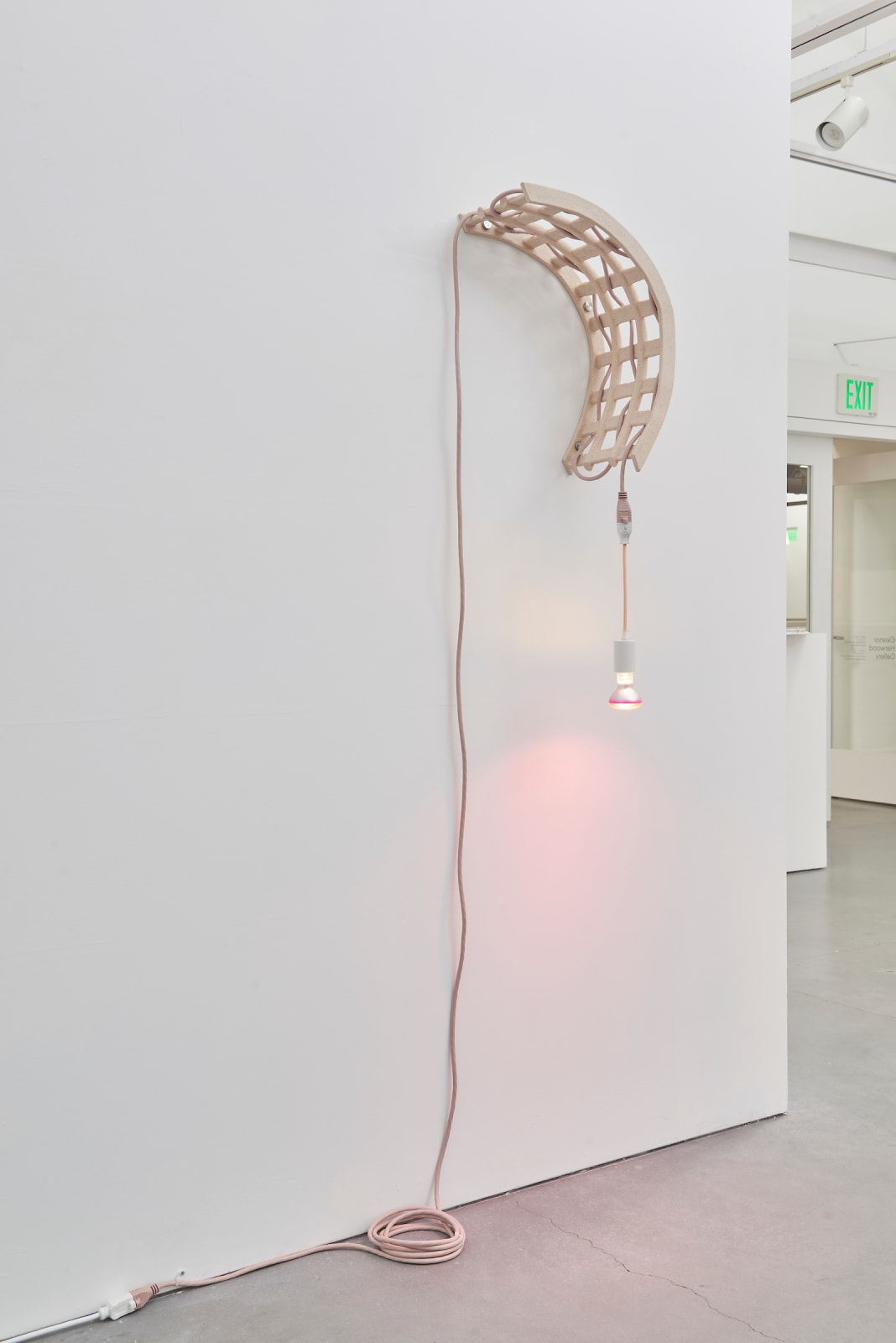 Dana Hemenway, Untitled (Cord Weave No. 5 - speckled peach), 2019