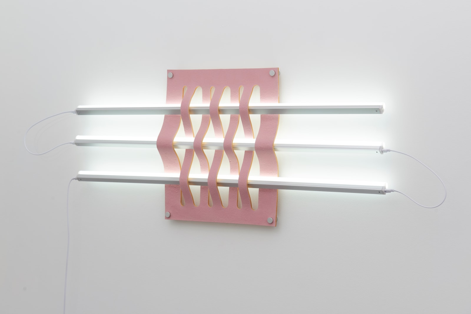 Dana Hemenway, Untitled (Light Weave No. 2 - pink), 2019