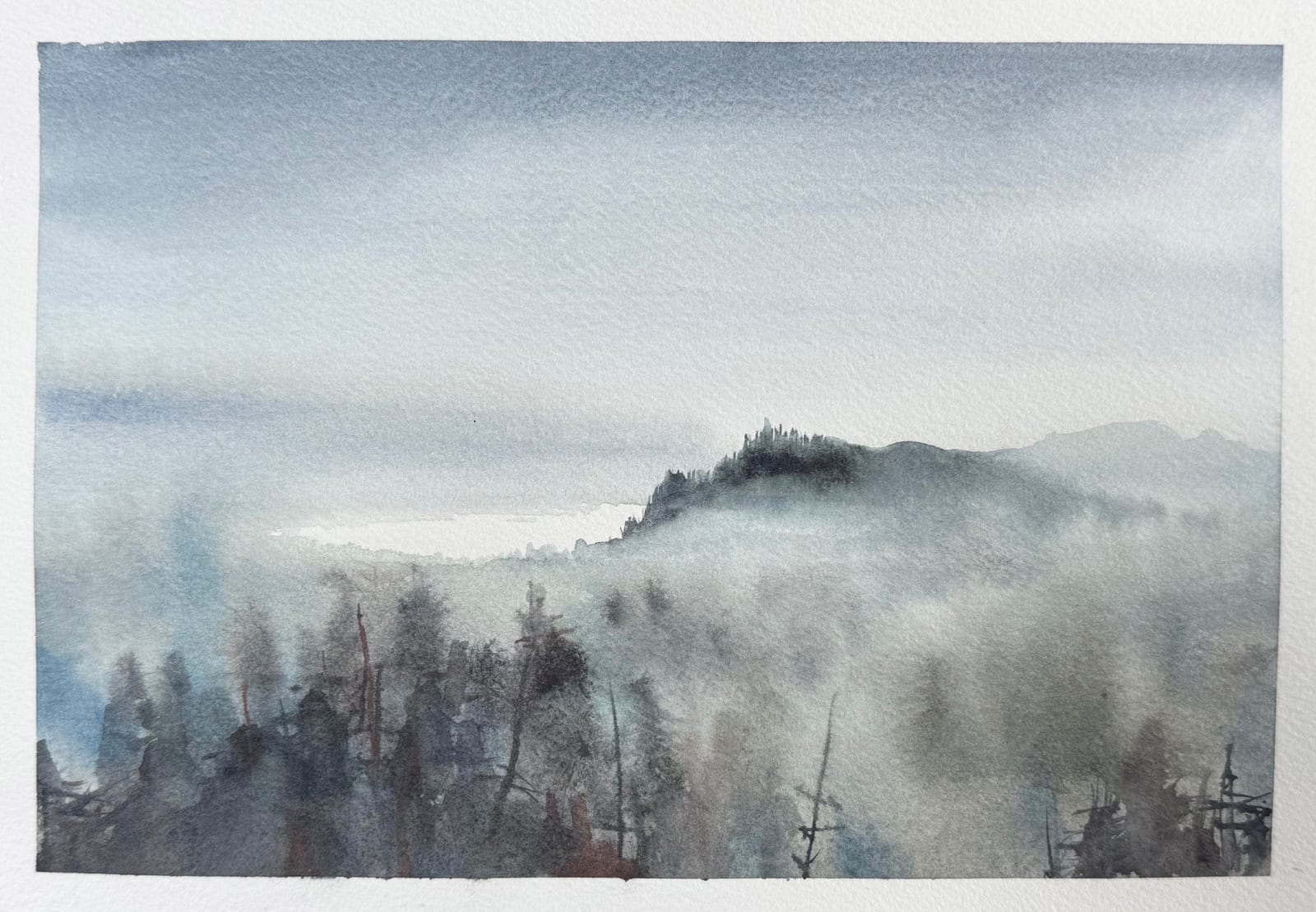 David Muller, David Muller Watercolor Study 15