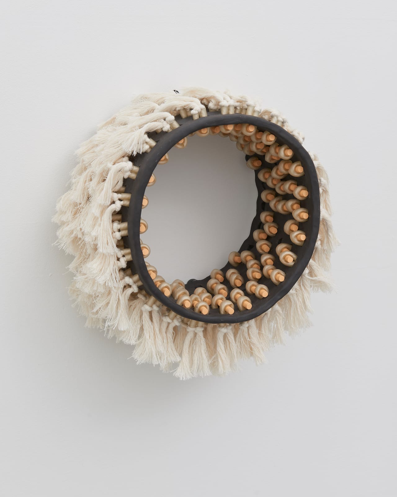 Dana Hemenway, Untitled (Latch Hook - black), 2019