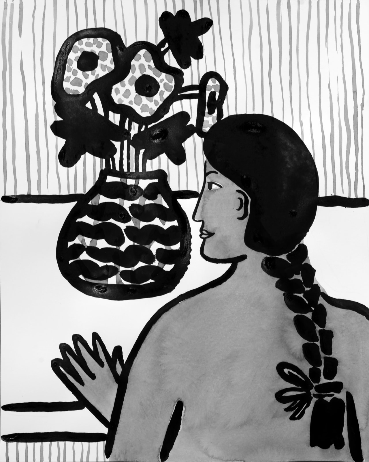 Carissa Potter, Still Life with Person , 2020