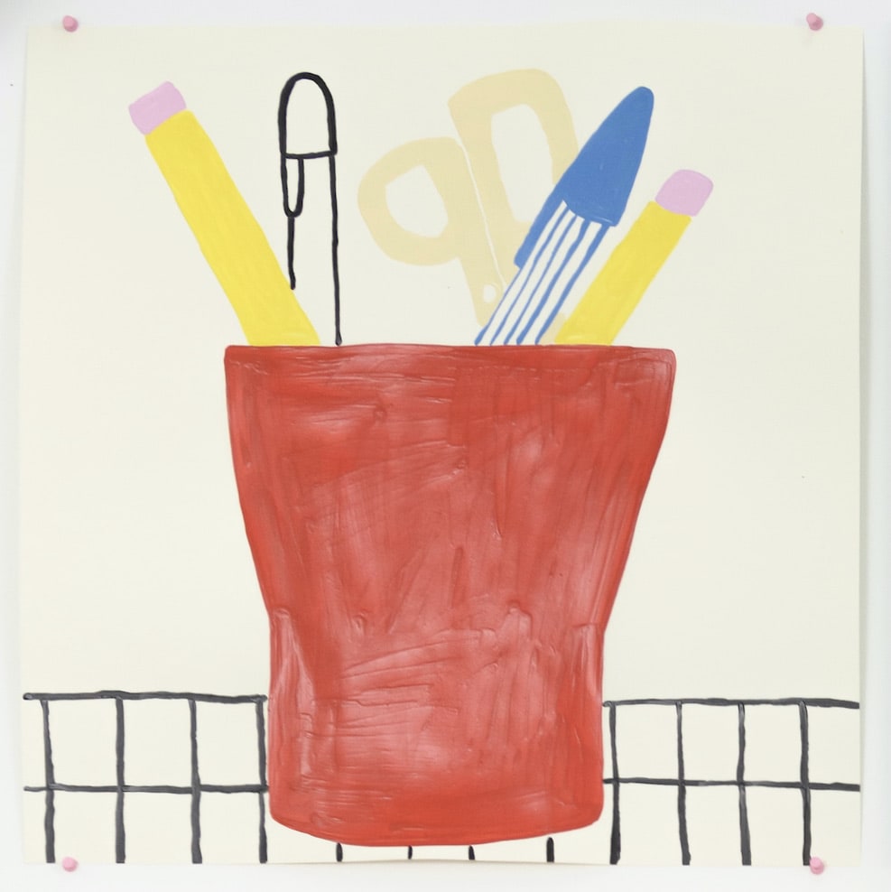 Carissa Potter, Josh's pencil holder, 2021