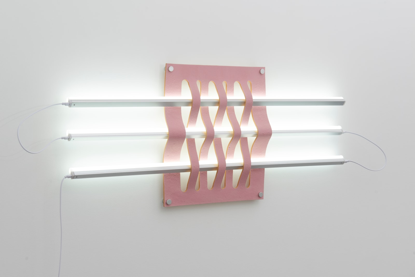 Dana Hemenway, Untitled (Light Weave No. 2 - pink), 2019