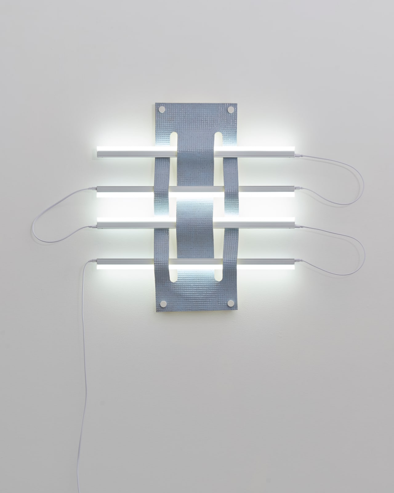 Dana Hemenway, Untitled (Light Weave No. 3 - light blue), 2019