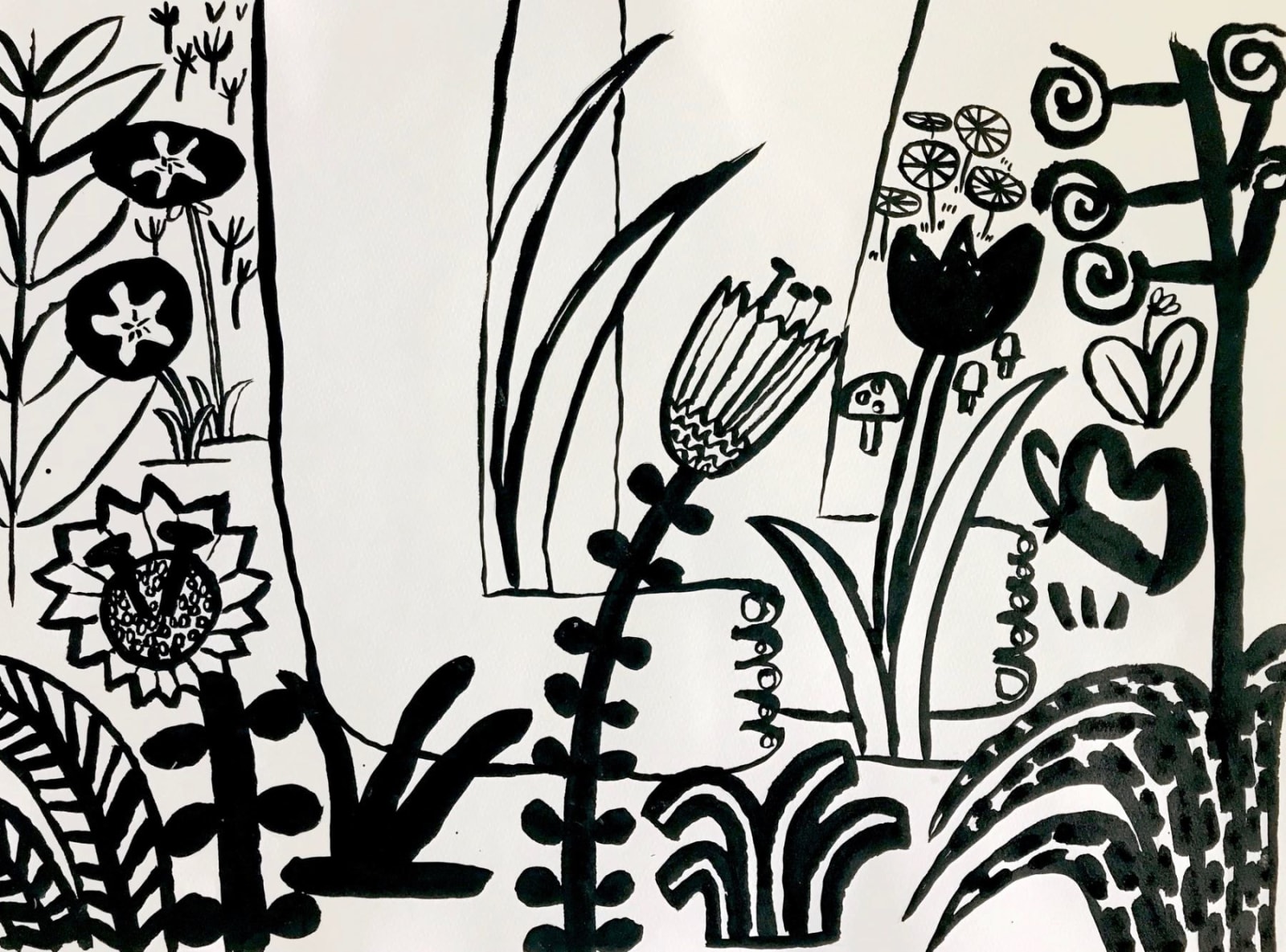 Carissa Potter, Fresh Feet in Blooms, 2019