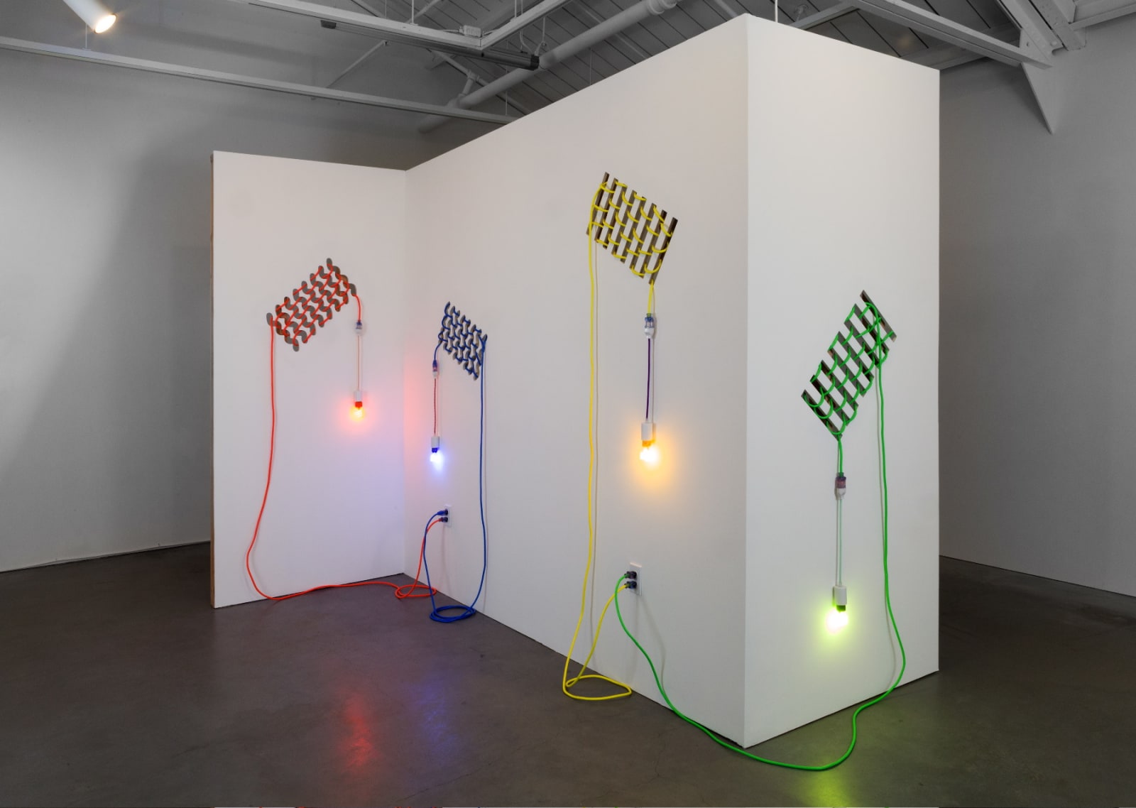 Dana Hemenway, Untitled (Drywall Weave) , 2016