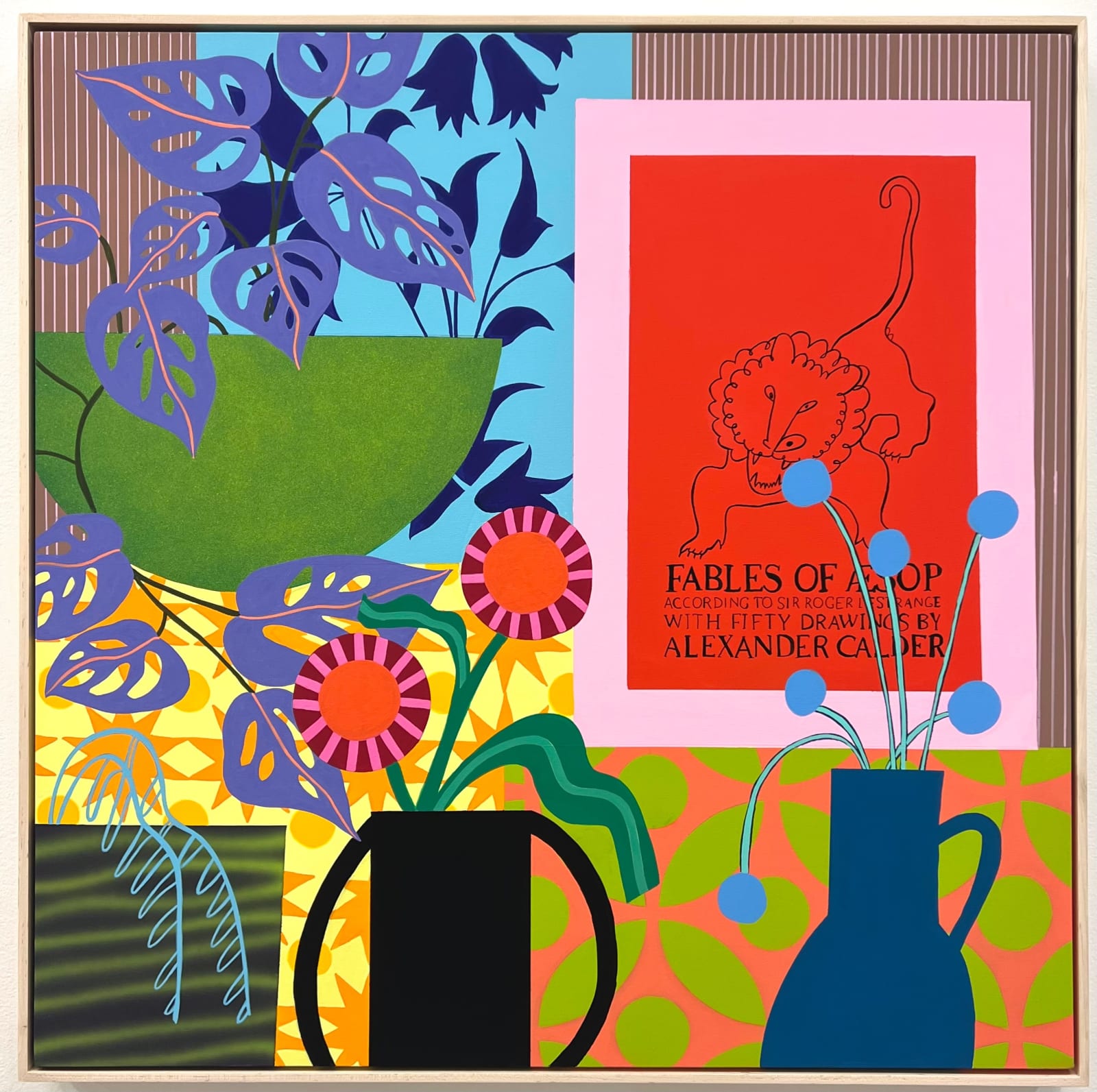 Mary Finlayson, Calder Poster and Dahlias, 2025