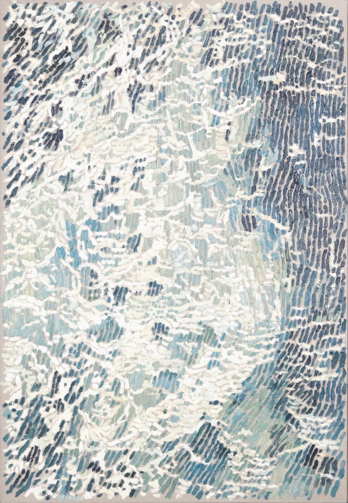 Martin Machado, My Wake Series On Linen 09, 2023