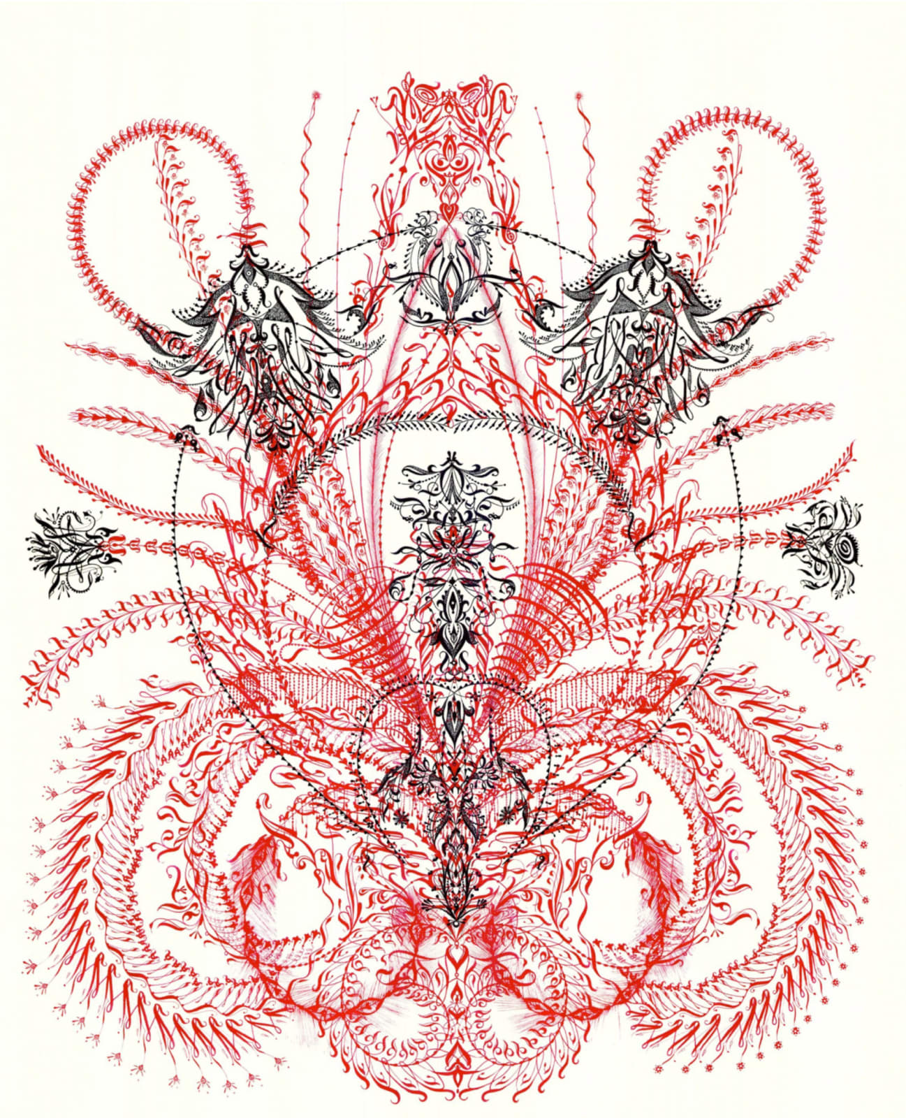 Hunter Saxony III, Unfurling (Printed by Strange Cessation), 2024