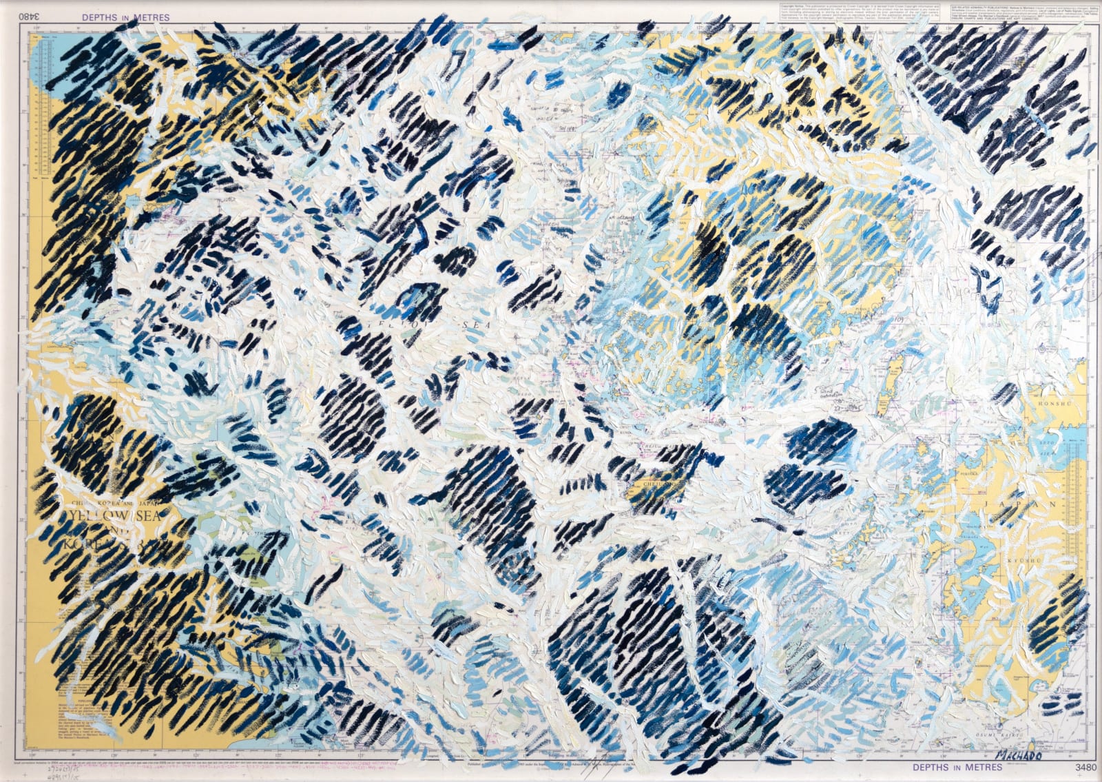 Martin Machado, My Wake Series: The Yellow Sea, 2021
