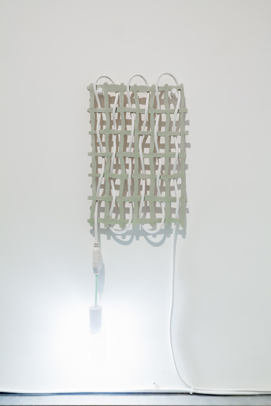 Dana Hemenway, Untitled (Grid No. 3 – Light Green), 2016