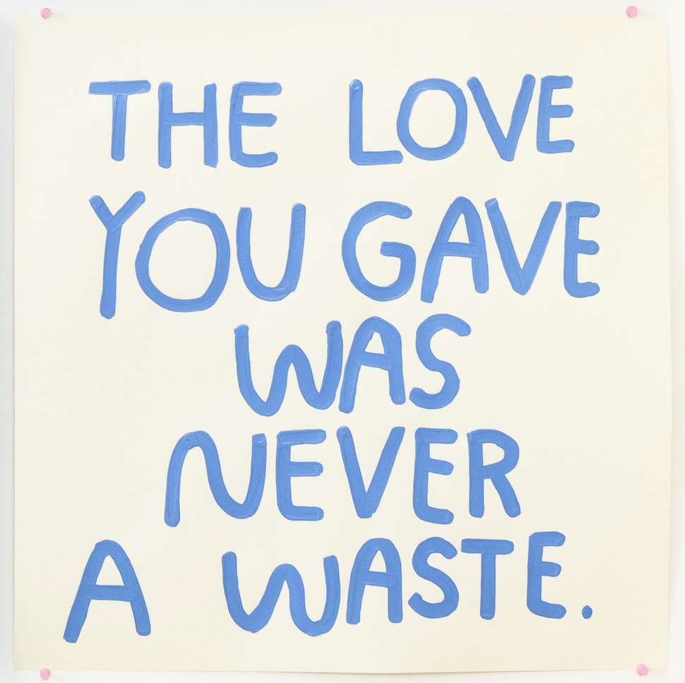 Carissa Potter, The love you gave, 2021