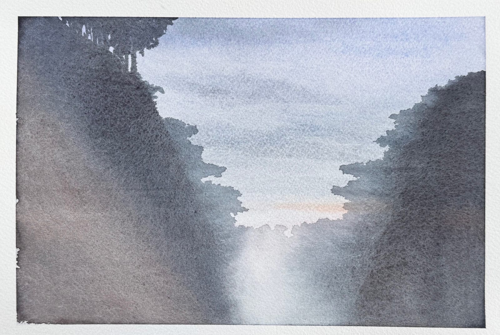 David Muller, David Muller Watercolor Study 12