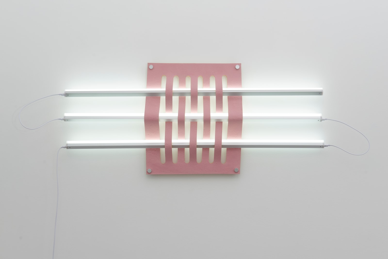 Dana Hemenway, Untitled (Light Weave No. 2 - pink), 2019