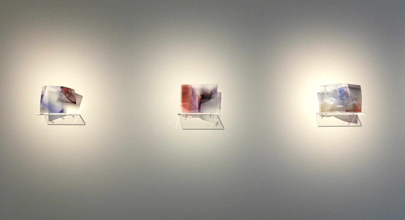 Susa Templin, "Glas im Glas - Bent&Fold- Red&Purple“, 2020-2025