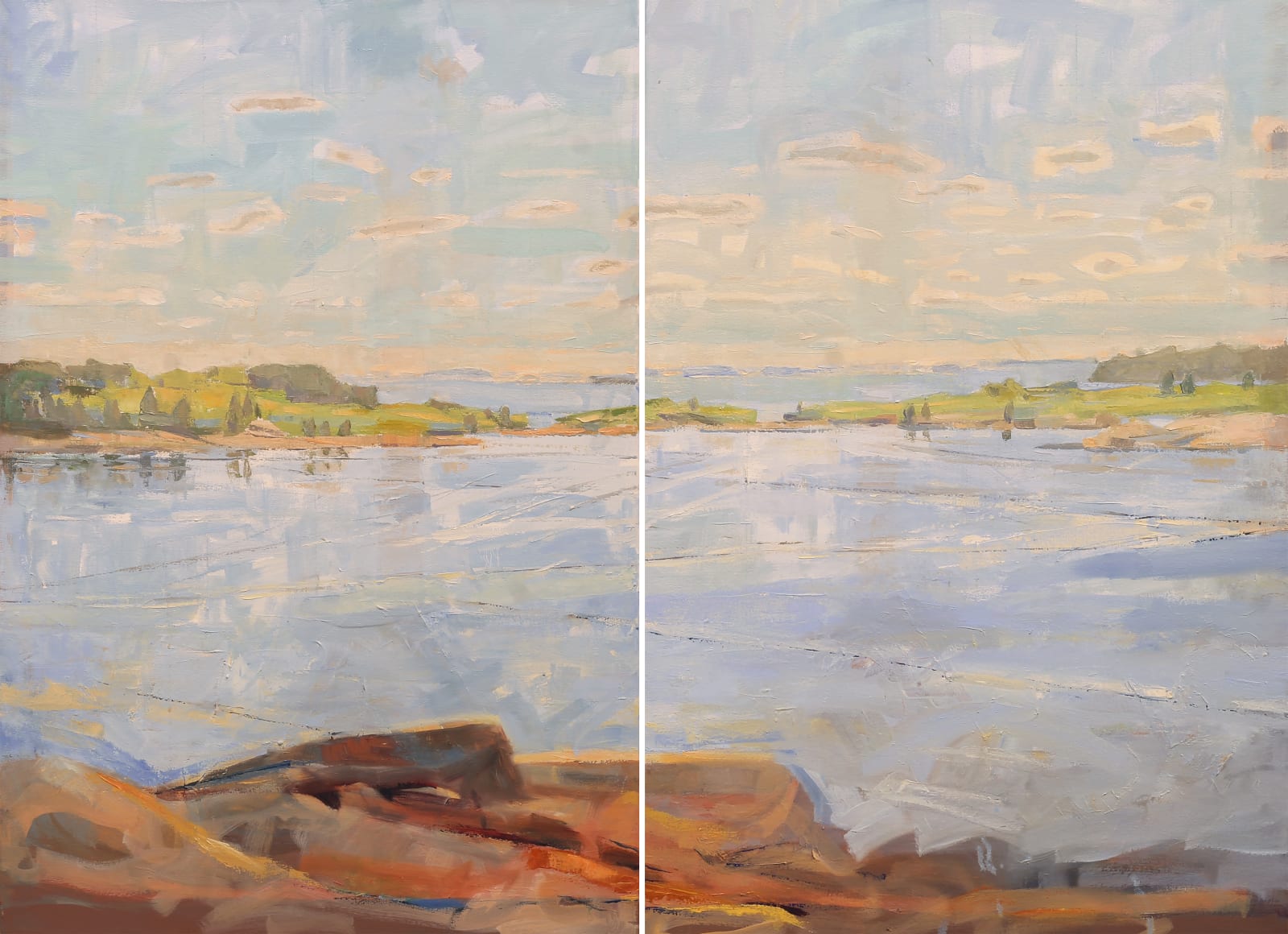 Louise Bourne, Missing the Island Diptych