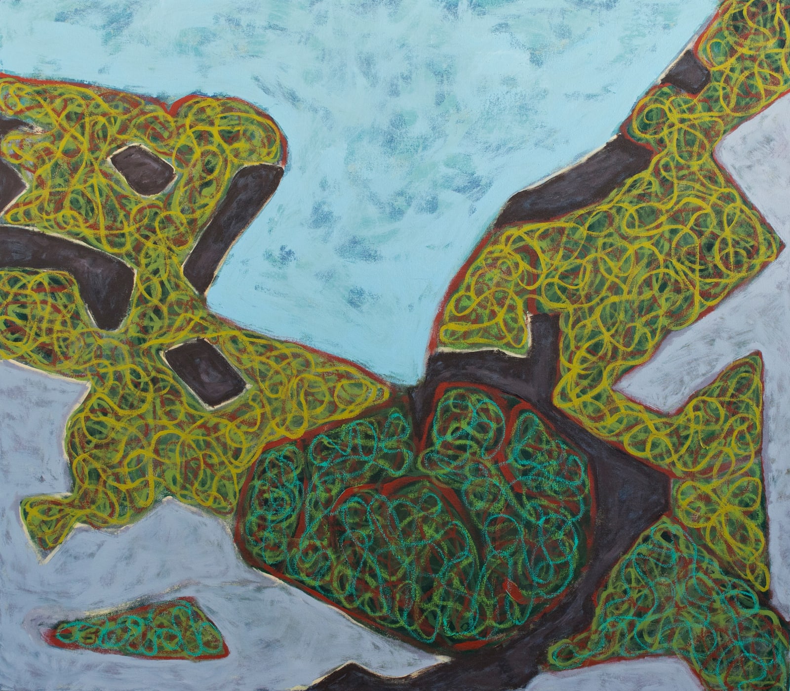 Richard Keen, Island Geometry, Monhegan: Rockweed No. 6