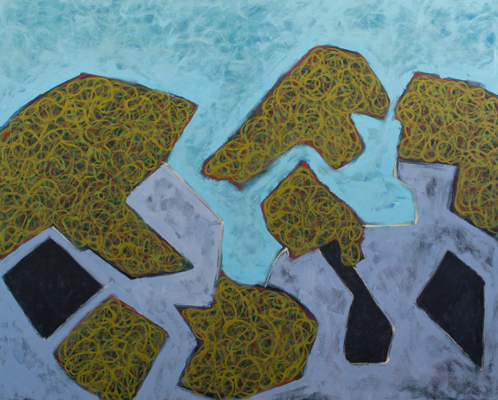 Richard Keen, Island Geometry, Monhegan: Rockweed No. 08