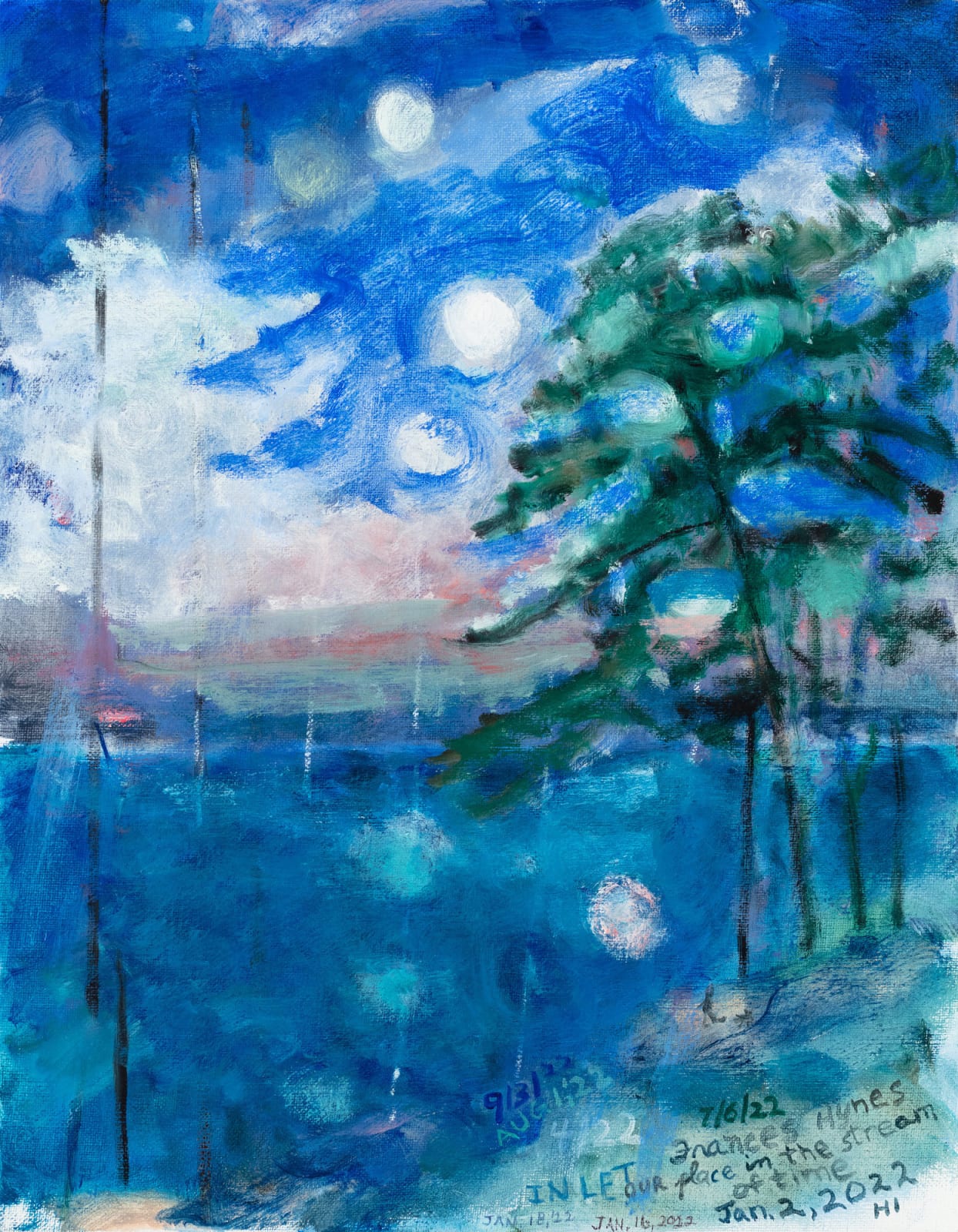 Frances Hynes, Stream of Time, 2022