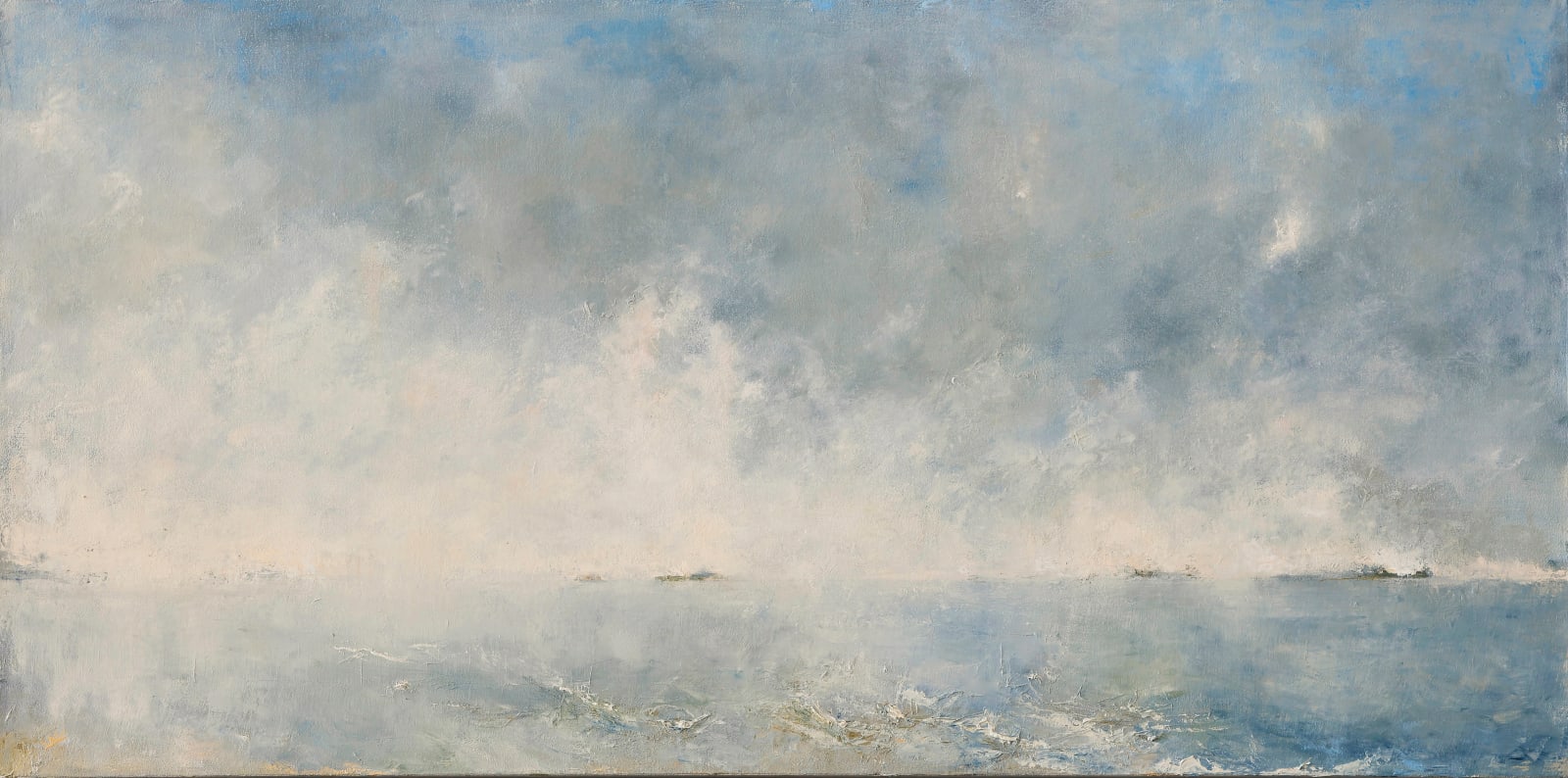 Jean Wiecha, Fog From the South / East Penobscot Bay