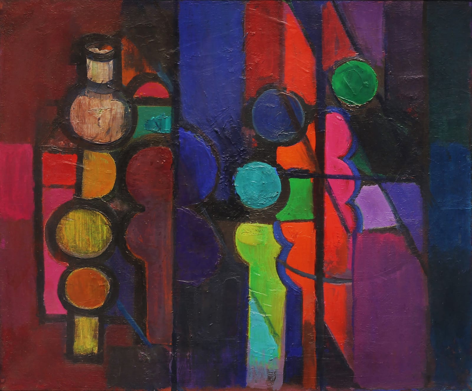 Henry Kallem, 28th St Bottles, 1969
