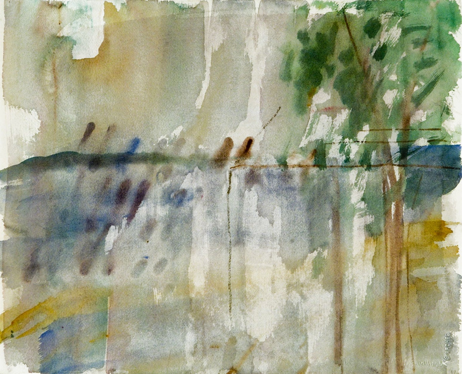 Frances Hynes, Quiet River, Damariscotta, 2007