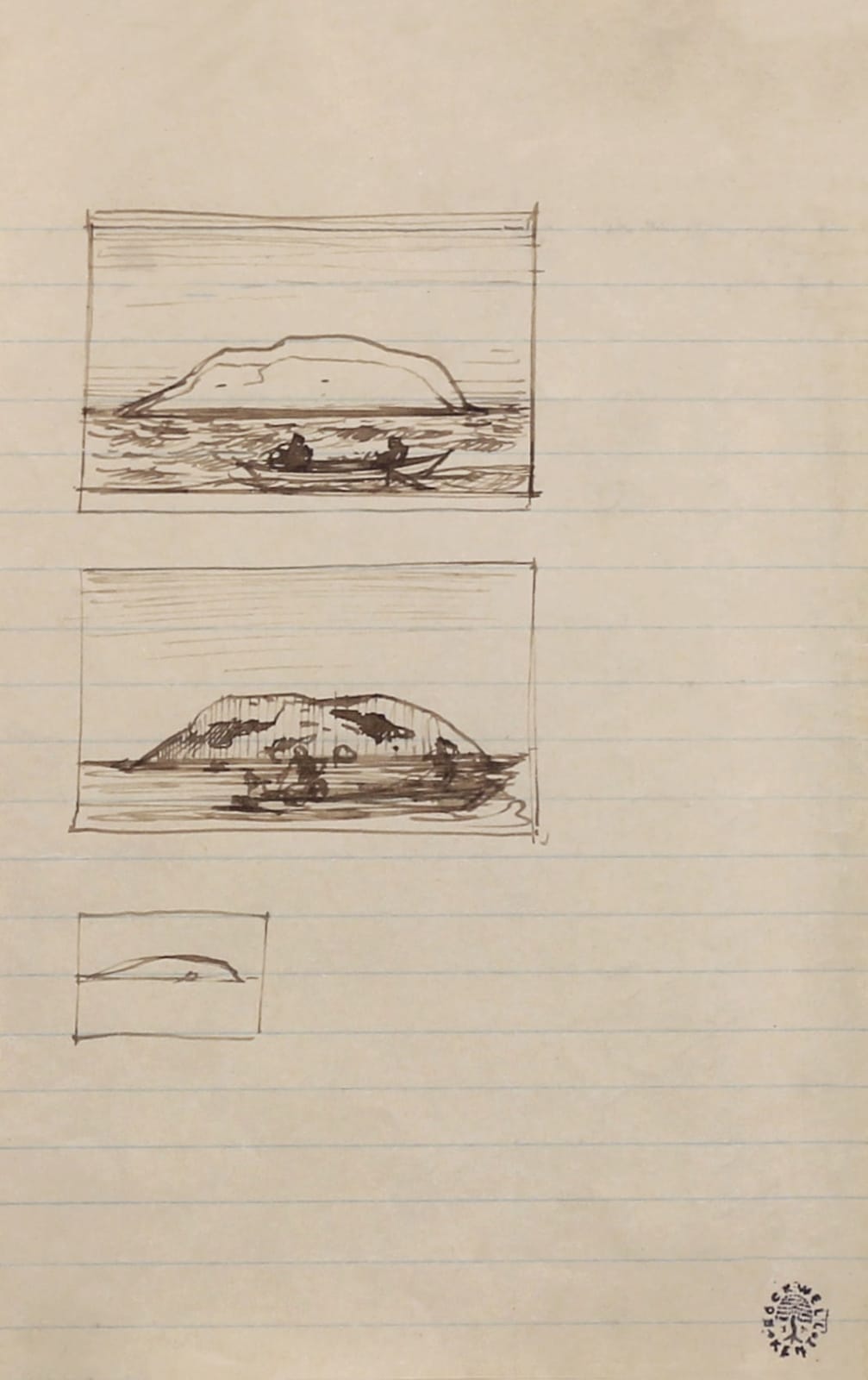 Rockwell Kent, Study of Afternoon on the Sea, Monhegan, 1907