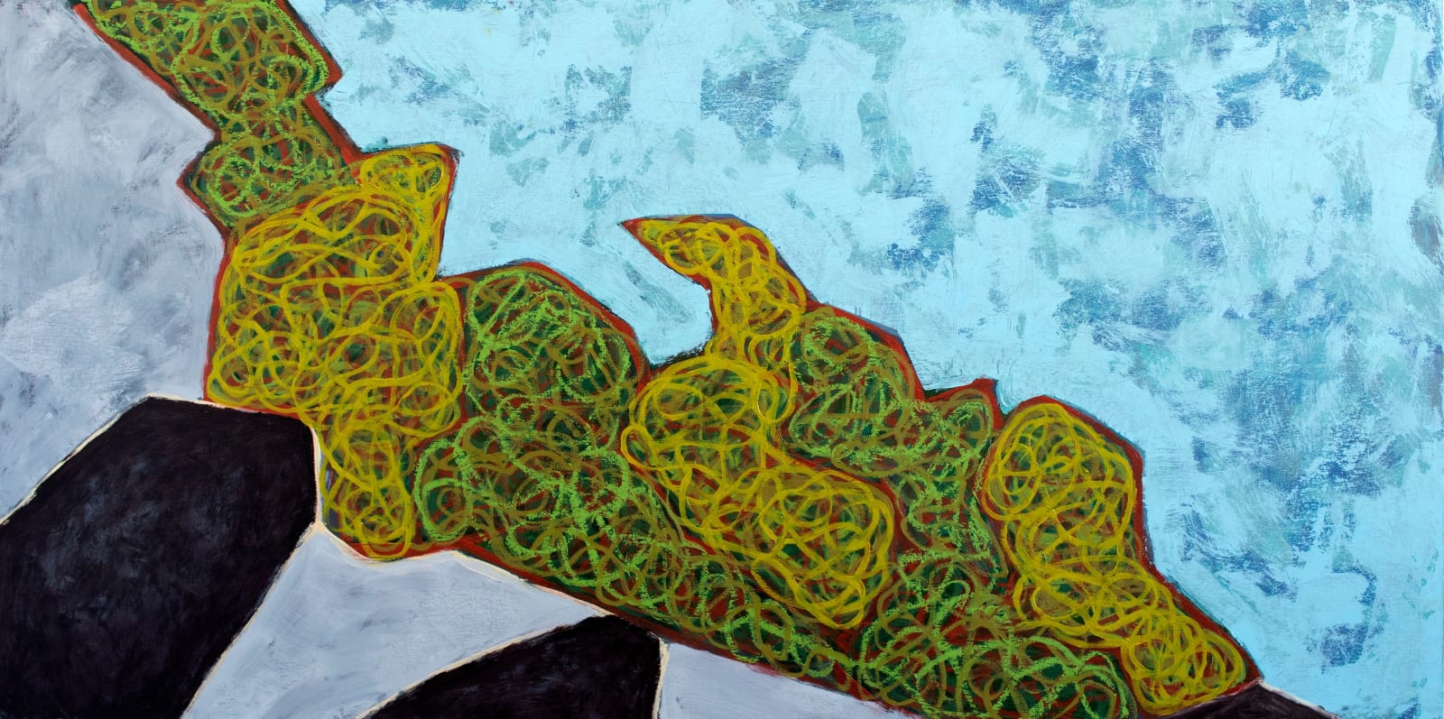 Richard Keen, Island Geometry, Monhegan: Rockweed No. 10