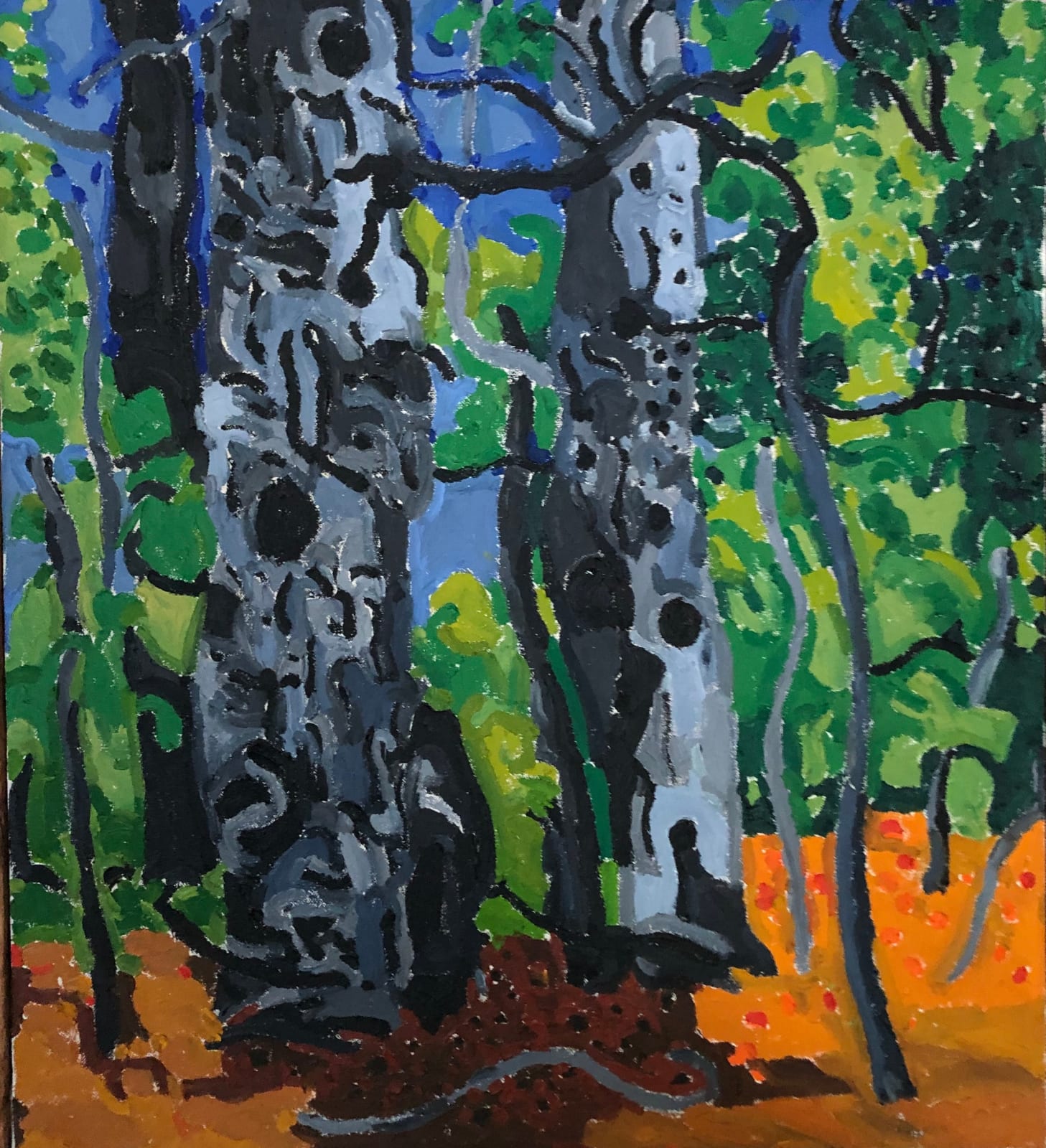 Lynne Drexler, Twin Sentinels, 1984