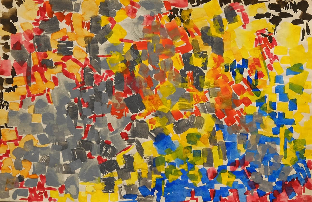 Lynne Drexler, Paper Work #186, 1959