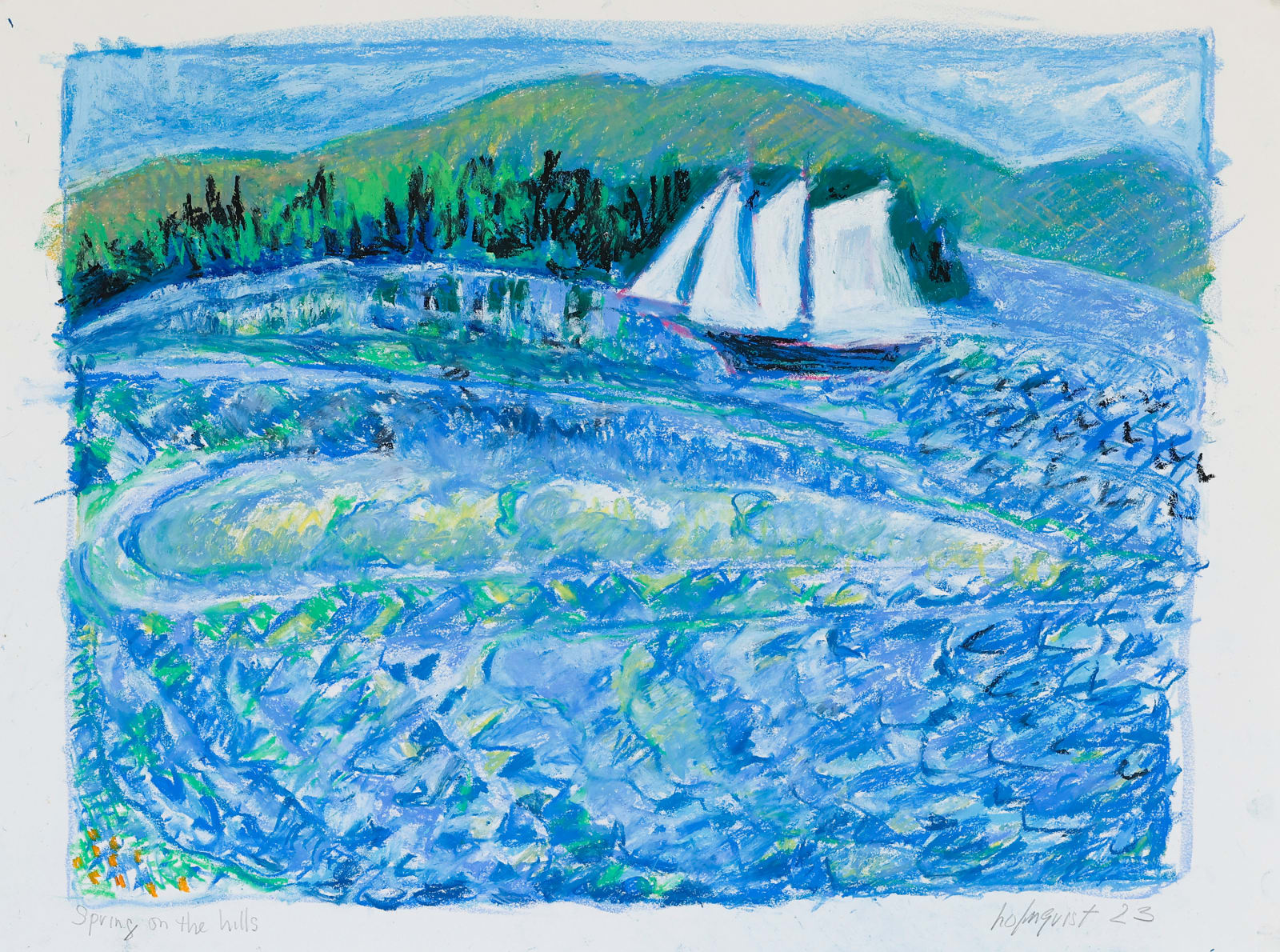 Brita Holmquist, Spring on the Hills